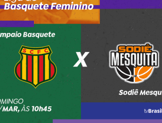 Basquete feminino: TV Brasil transmite Sampaio x Sodiê Mesquita